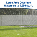 Pro Series 4000 Sq Ft Metal Gear-Drive Oscillating Sprinkler 56281