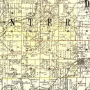 Vintage Map of Dubuque County, Iowa 1900