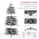 6.5ft Snow Flocked Artificial Christmas Tree