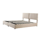 Upholstered Platform Bed With A Hydraulic Storage System by HouseOfZazla