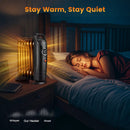 700W Electric Oil Filled Radiator Heater with Adjustable Thermostat by LJGDeals