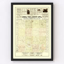 Vintage Map of Buena Vista County, Iowa 1901