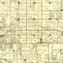 Vintage Map of Buchanan County, Iowa 1900