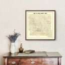 Vintage Map of Pok County, Iowa 1895