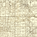 Vintage Map of Pok County, Iowa 1895