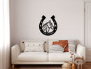 Personalized Horseshoe Metal Wall Art