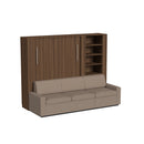 Wall Bed with Extended Sofa