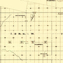 Vintage Map of Yolo County, California 1871