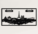 Personalized Paris Metal Wall Art
