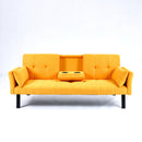 Sofa Bed With Foldable Design And Cup Holder