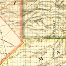 Vintage Map of Tehama County, California 1878