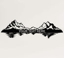Personalized Mountain Metal Wall Art