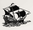 Personalized Pirate Ship Metal Wall Art