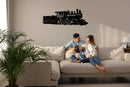 Personalized Train Metal Wall Art