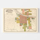 Vintage Map of Little Rock, Arkansas 1888