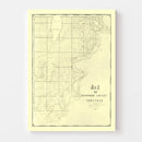 Vintage Map of Mississippi County, Arkansas 1898