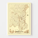Vintage Map of Madison County, Alabama 1875