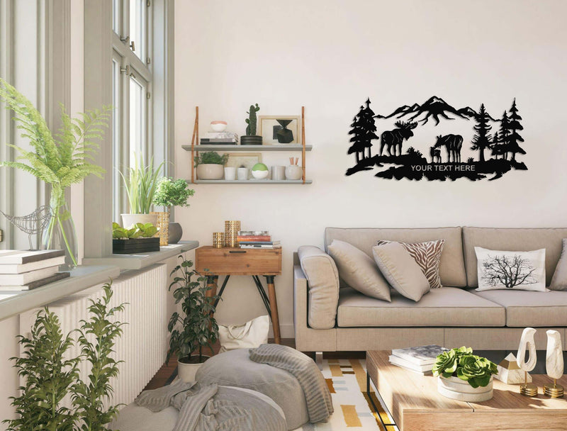 Personalized Moses Family Metal Wall Art