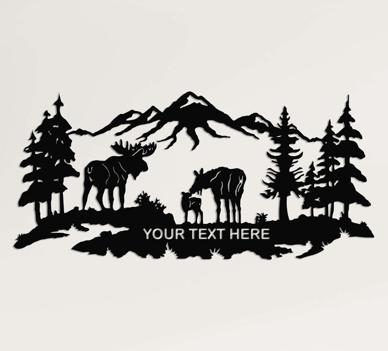 Personalized Moses Family Metal Wall Art
