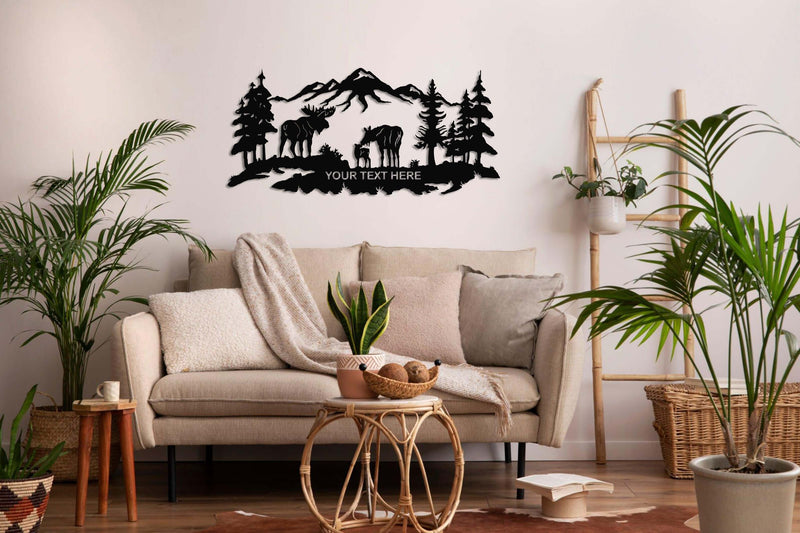 Personalized Moses Family Metal Wall Art