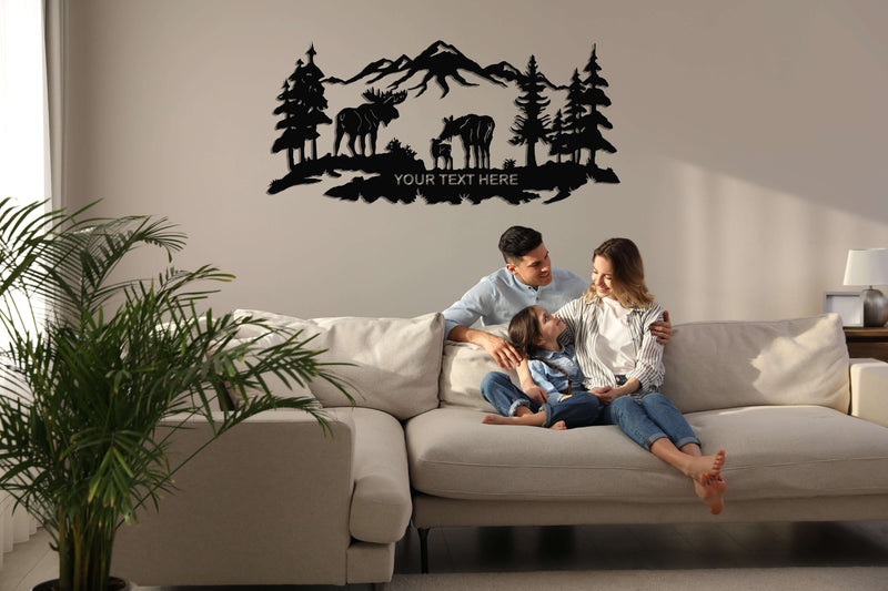 Personalized Moses Family Metal Wall Art