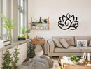 Personalized Lotus Metal Wall Art