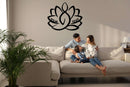 Personalized Lotus Metal Wall Art