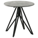 Hadi - Round End Industrial Design With Round Shape - Gray by HouseOfZazla
