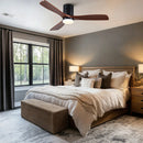 Low Profile Flush Mount Intergrated LED Ceiling Fan With Light And Silent Reversible Motor by Unique Piece Furniture