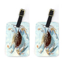 Blue Crab Luggage Tag