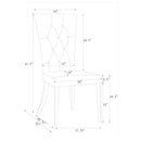 Allessandra - Rectangular Dining Set With Chairs by HouseOfZazla