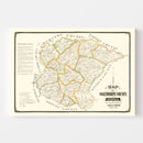 Vintage Map of Oglethorpe County, Georgia 1894