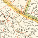 Vintage Map of Oglethorpe County, Georgia 1894