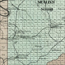 Vintage Map of Cherokee County, Georgia 1895