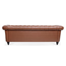 Rolled Arm Chesterfield 3 Seater Sofa by Unique Piece Furniture