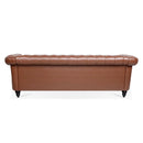 Rolled Arm Chesterfield 3 Seater Sofa by Unique Piece Furniture