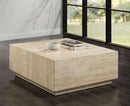 Deon Travertine Table - Beige by HouseOfZazla