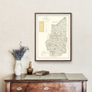 Vintage Map of Coffee County, Georgia 1891