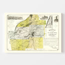 Vintage Map of Floyd County, Georgia 1895