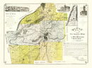Vintage Map of Floyd County, Georgia 1895