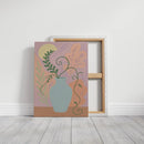 Twilight Leaves in a Pale Blue Vase by Kooly