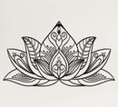 Lotus Flower Metal Wall Art
