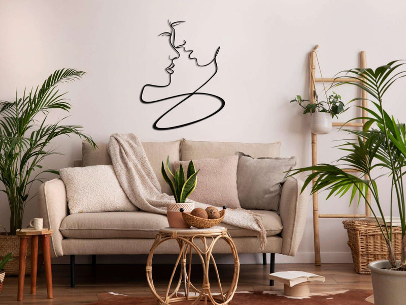 Lovers Metal Wall Art