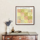 Vintage Map of McHenry County, Illinois 1903