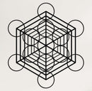 Metatron Cube Metal Wall Art