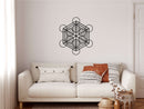 Metatron Cube Metal Wall Art