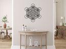 Metatron Cube Metal Wall Art
