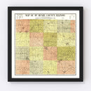 Vintage Map of McHenry County, Illinois 1903