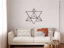 Merkaba Geo Metal Wall Art