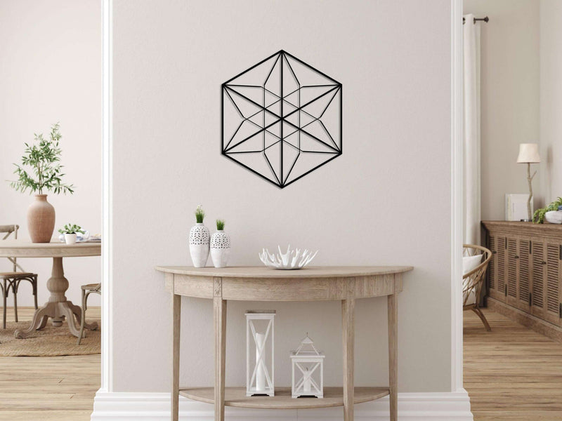 Vector Equilibrium Metal Wall Art